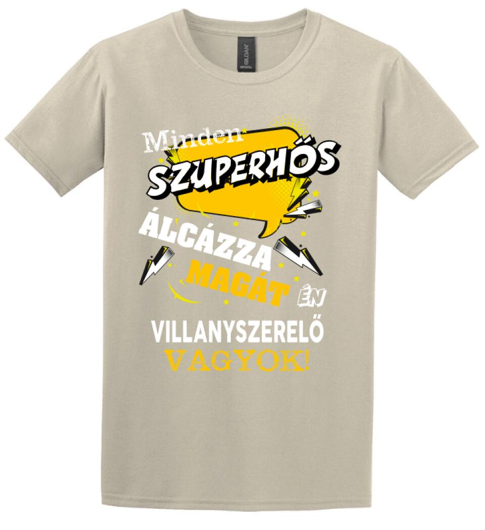 VILLANYSZERELŐ SZUPERHŐS PÓLÓ