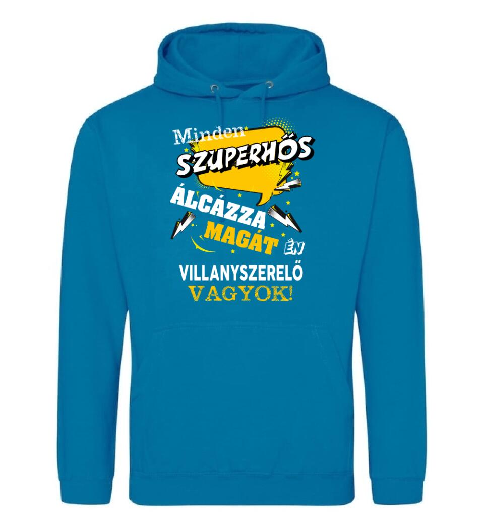 VILLANYSZERELŐ SZUPERHŐS PÓLÓ