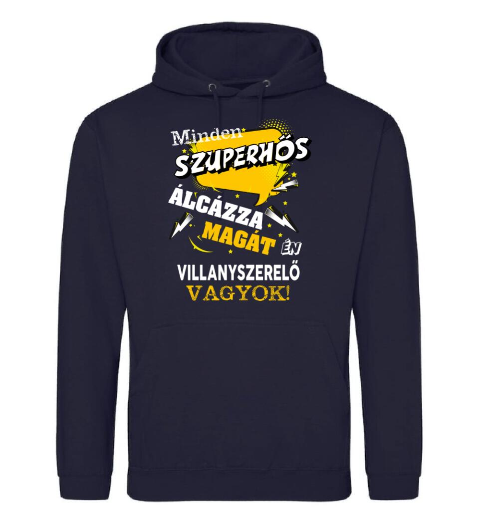 VILLANYSZERELŐ SZUPERHŐS PÓLÓ