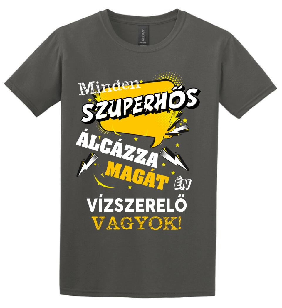 VÍZSZERELŐ SZUPERHŐS PÓLÓ