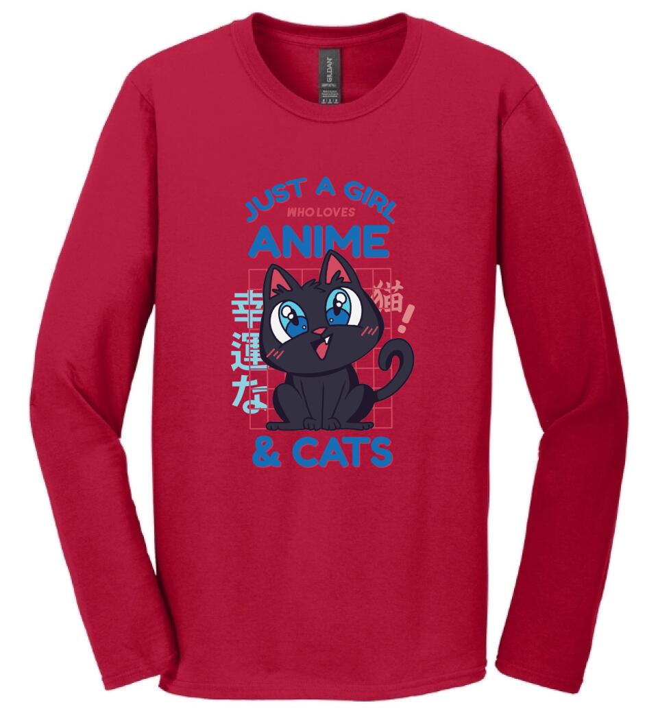 Just A Gir lWho Loves Anime And Cats