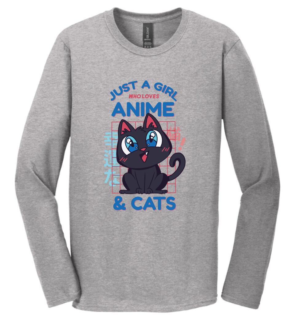 Just A Gir lWho Loves Anime And Cats