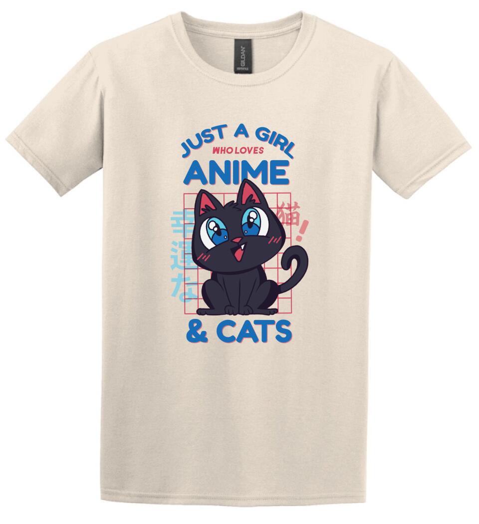 Just A Gir lWho Loves Anime And Cats