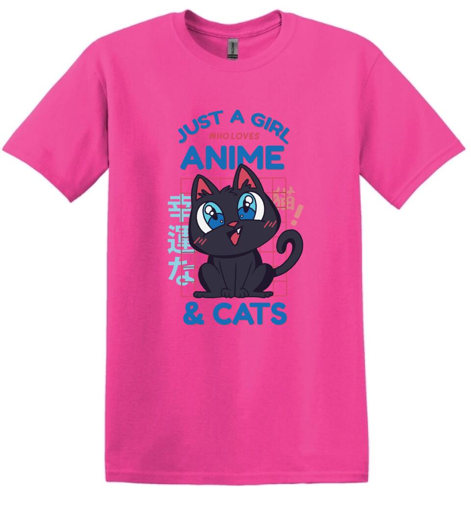 Just A Gir lWho Loves Anime And Cats