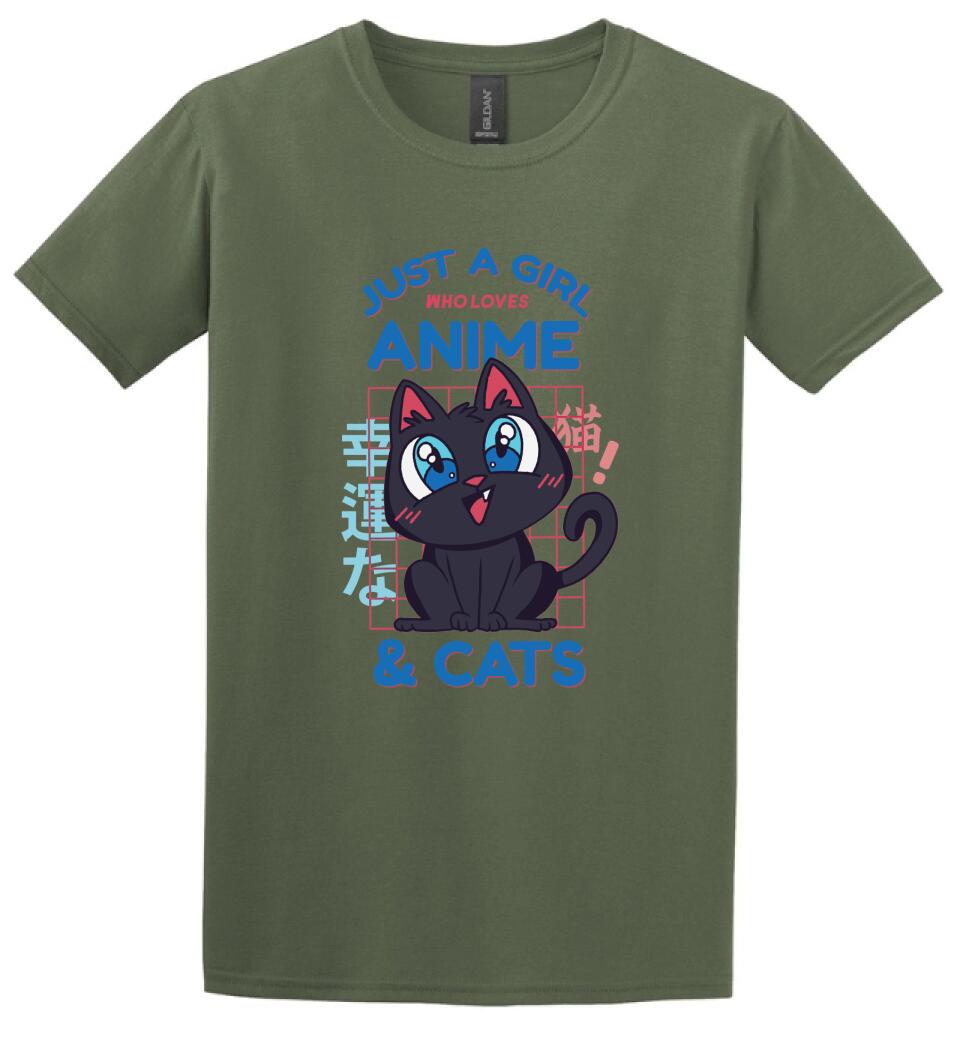 Just A Gir lWho Loves Anime And Cats