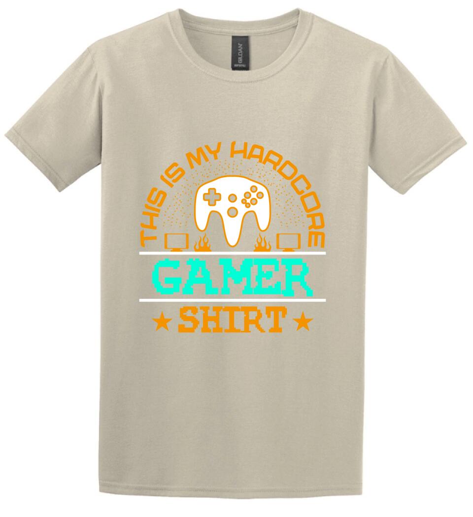This is My Hardcore Gamer Shirt PÓLÓ