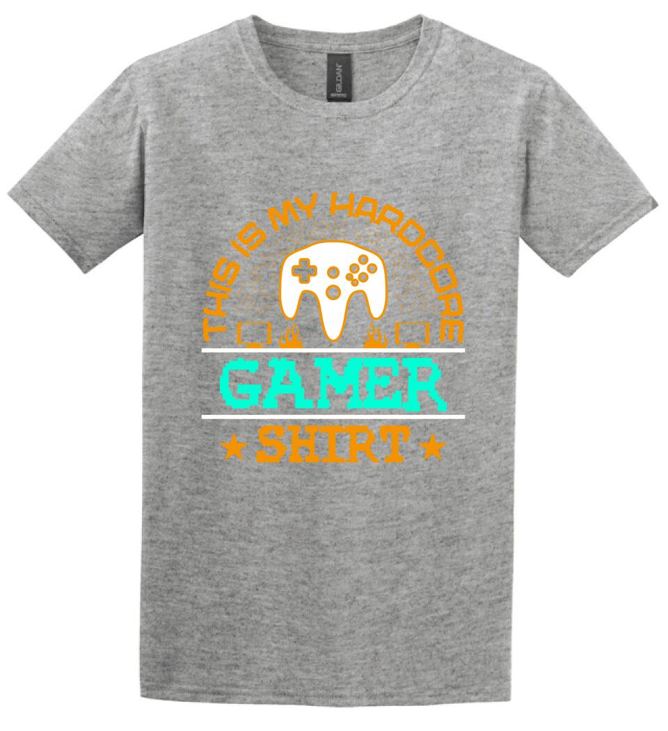 This is My Hardcore Gamer Shirt PÓLÓ