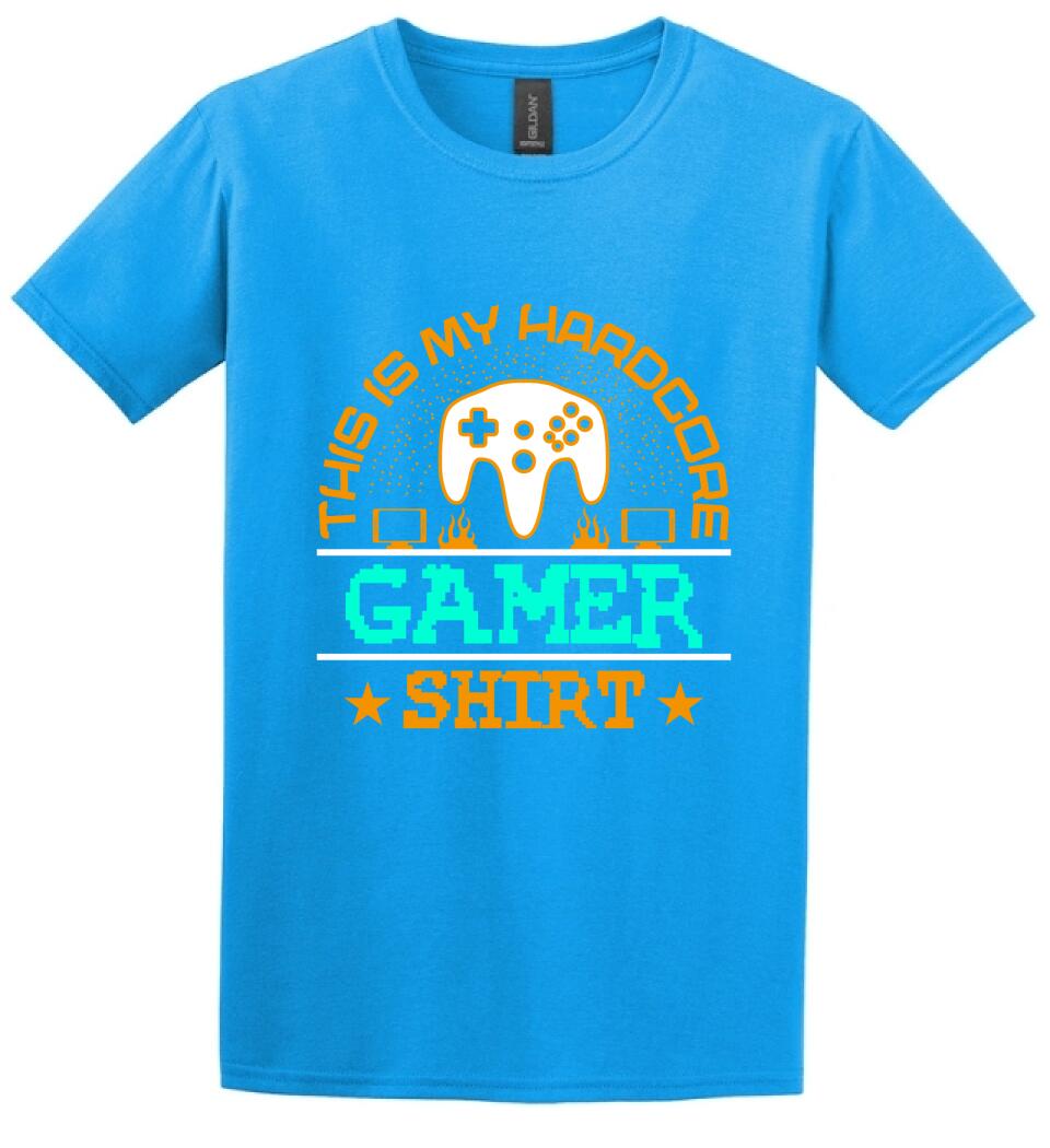 This is My Hardcore Gamer Shirt PÓLÓ