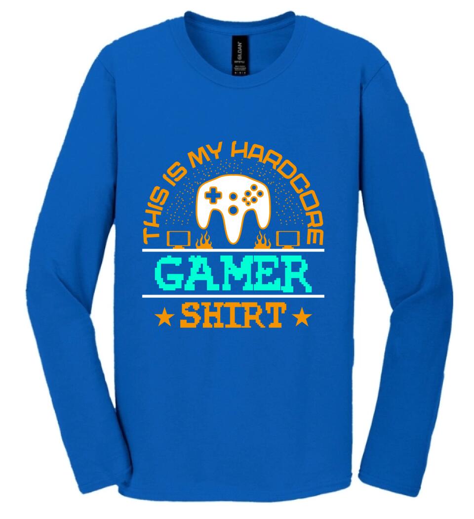 This is My Hardcore Gamer Shirt PÓLÓ