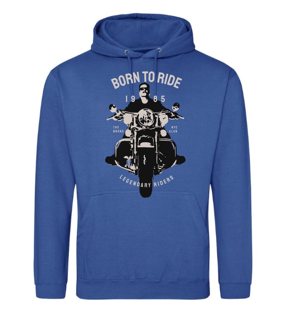 Born to ride motoros póló