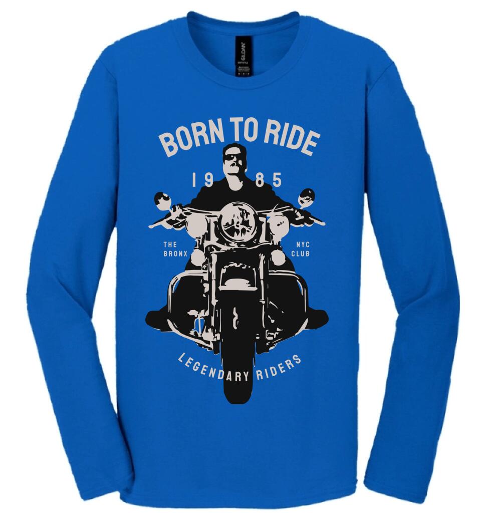 Born to ride motoros póló