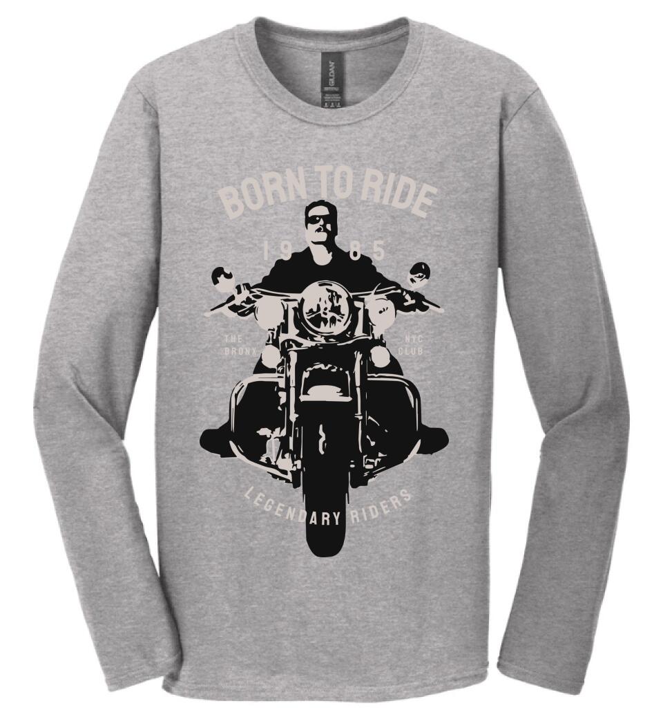 Born to ride motoros póló