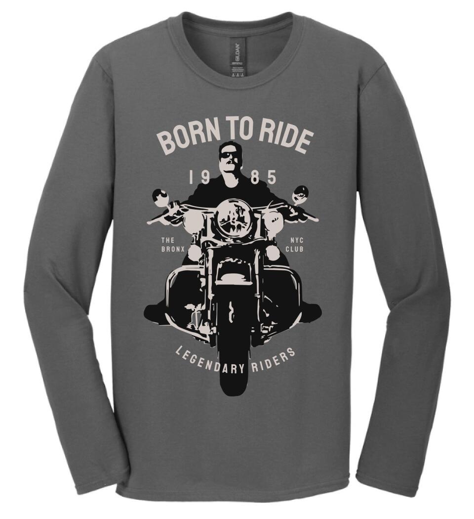 Born to ride motoros póló