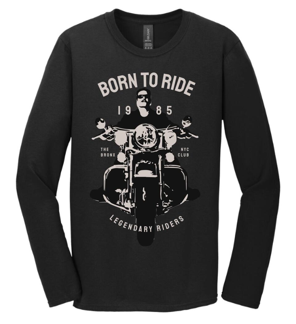Born to ride motoros póló