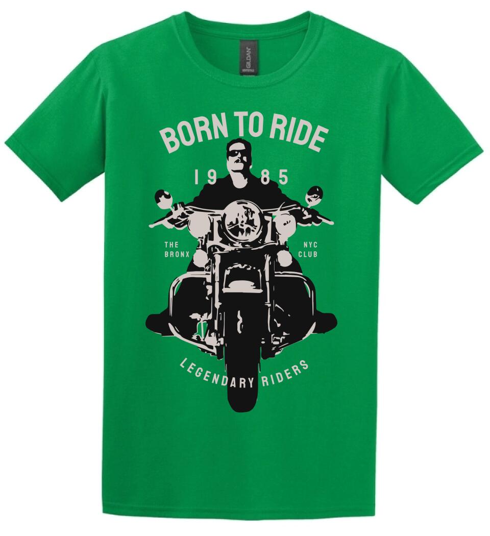 Born to ride motoros póló