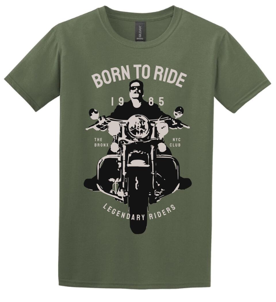 Born to ride motoros póló