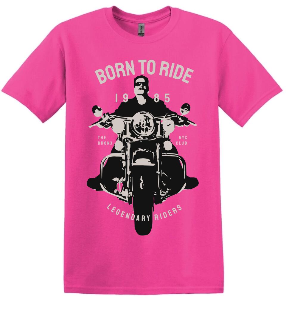 Born to ride motoros póló
