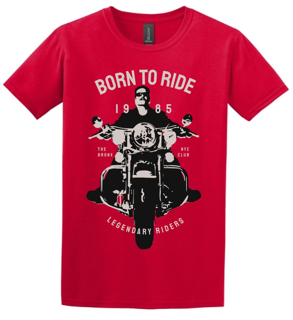 Born to ride motoros póló