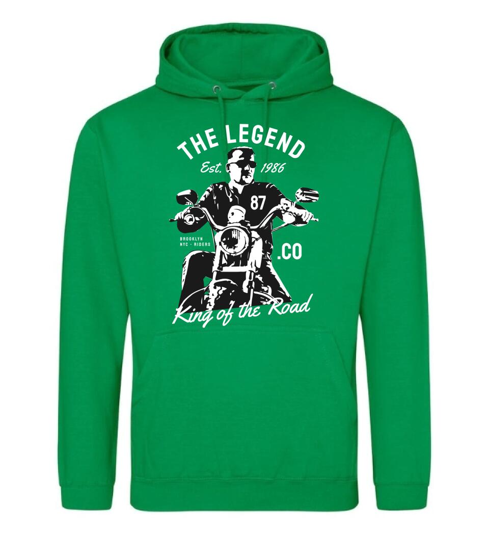 The Legend motoros póló