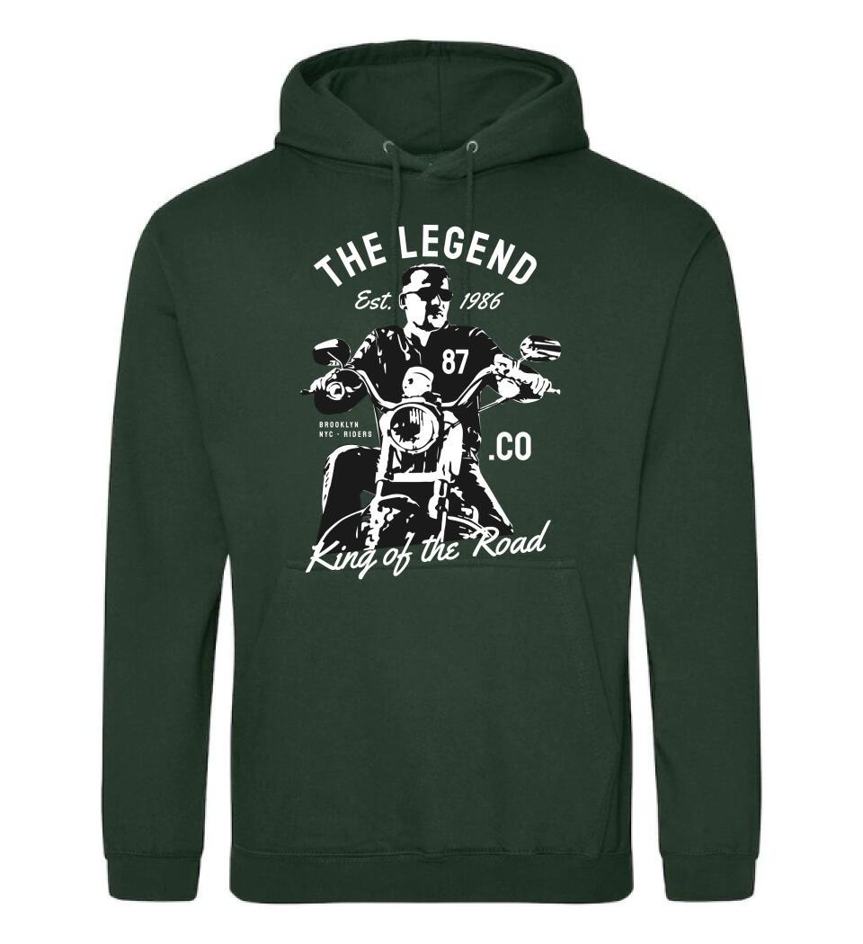 The Legend motoros póló