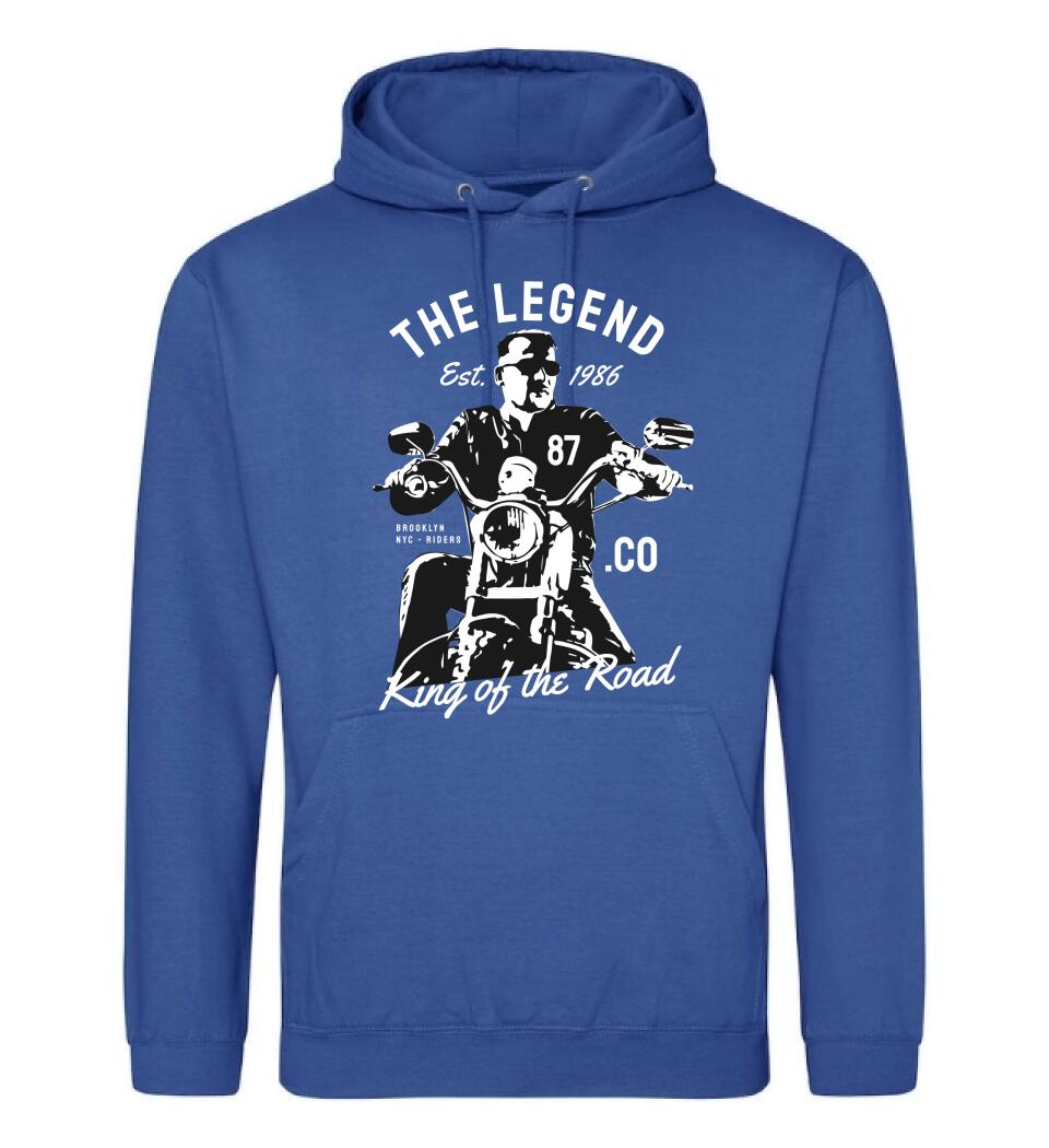 The Legend motoros póló