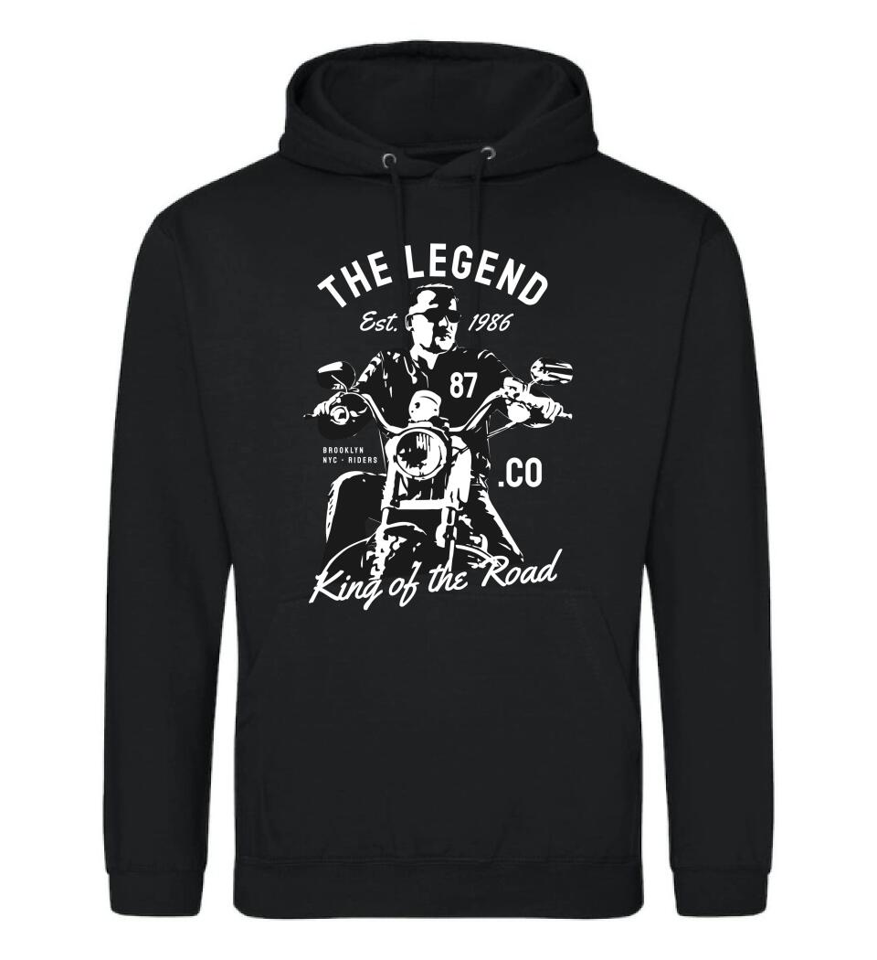 The Legend motoros póló