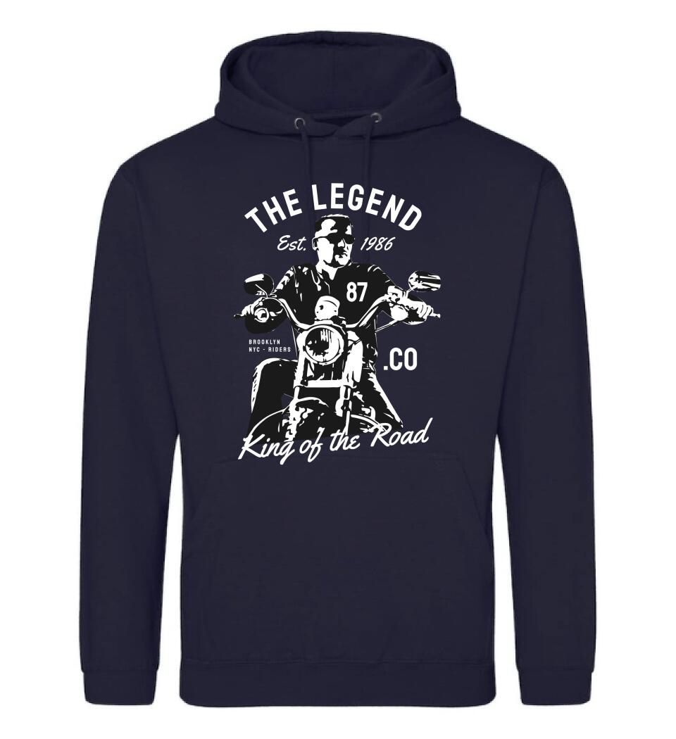 The Legend motoros póló