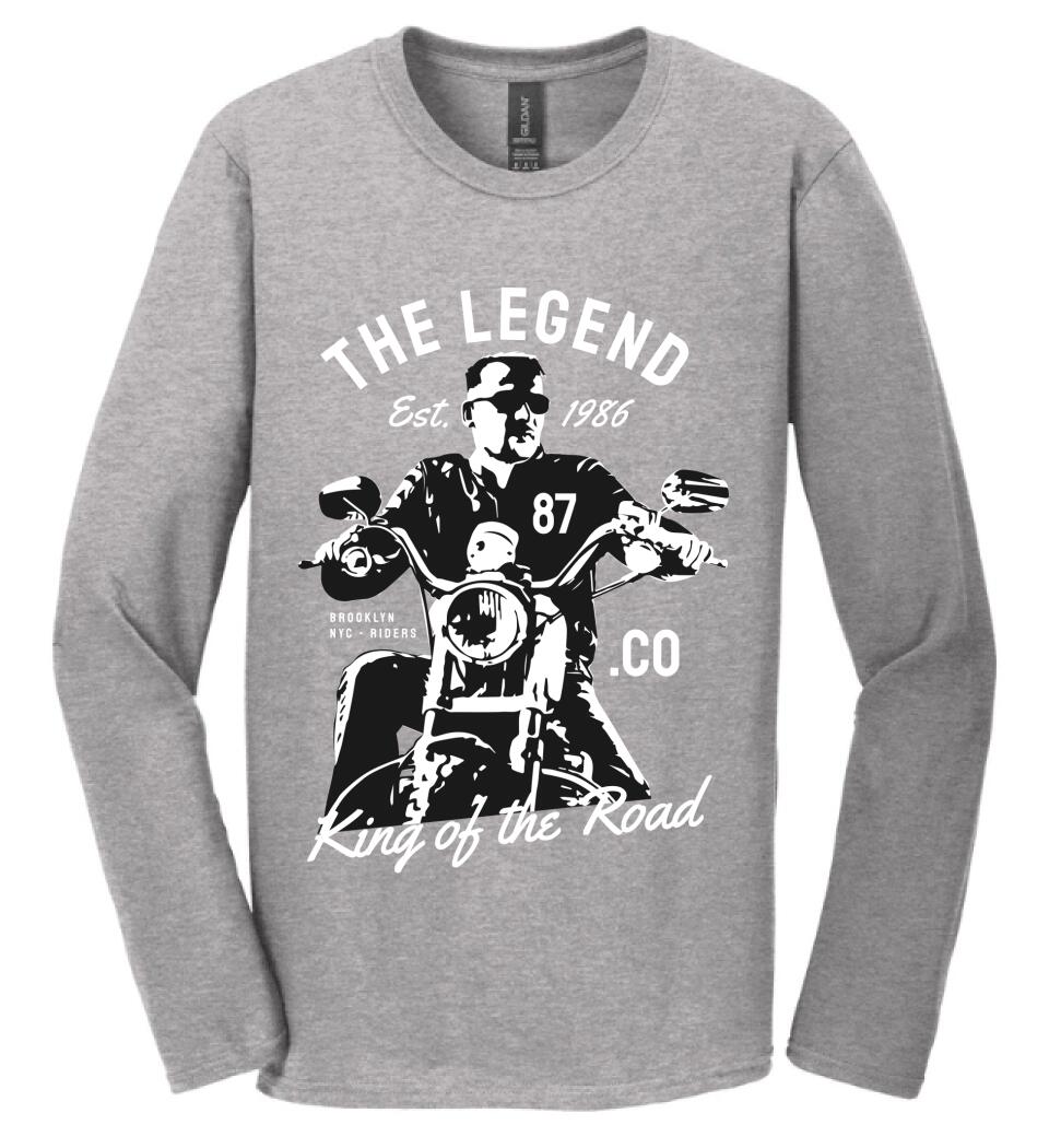 The Legend motoros póló