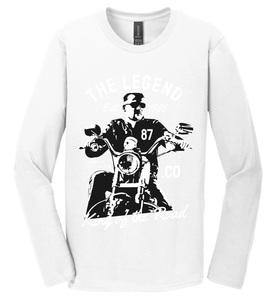 The Legend motoros póló