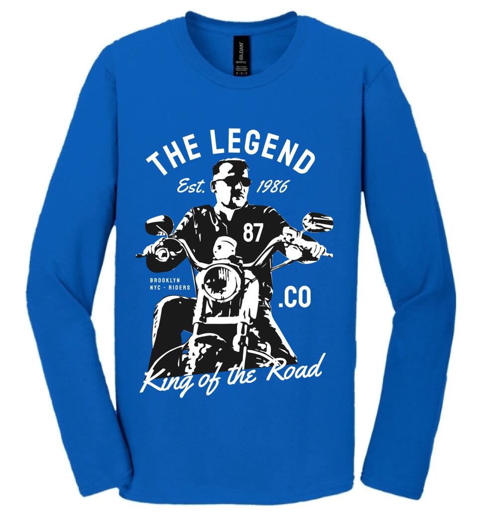 The Legend motoros póló