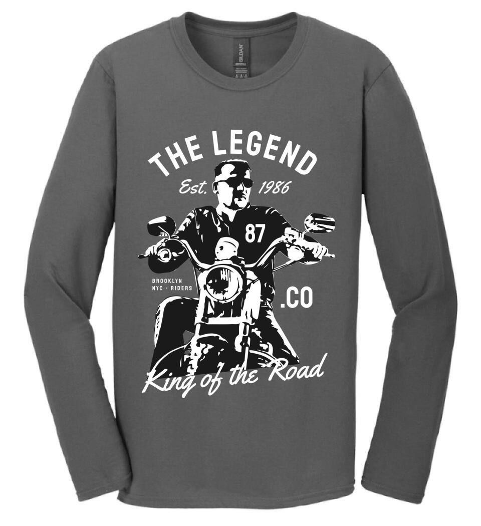 The Legend motoros póló