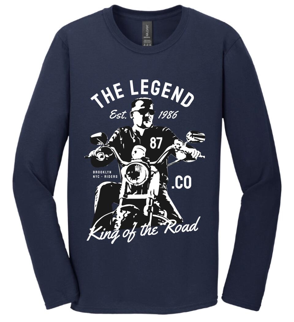 The Legend motoros póló