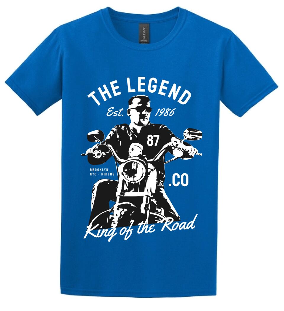 The Legend motoros póló