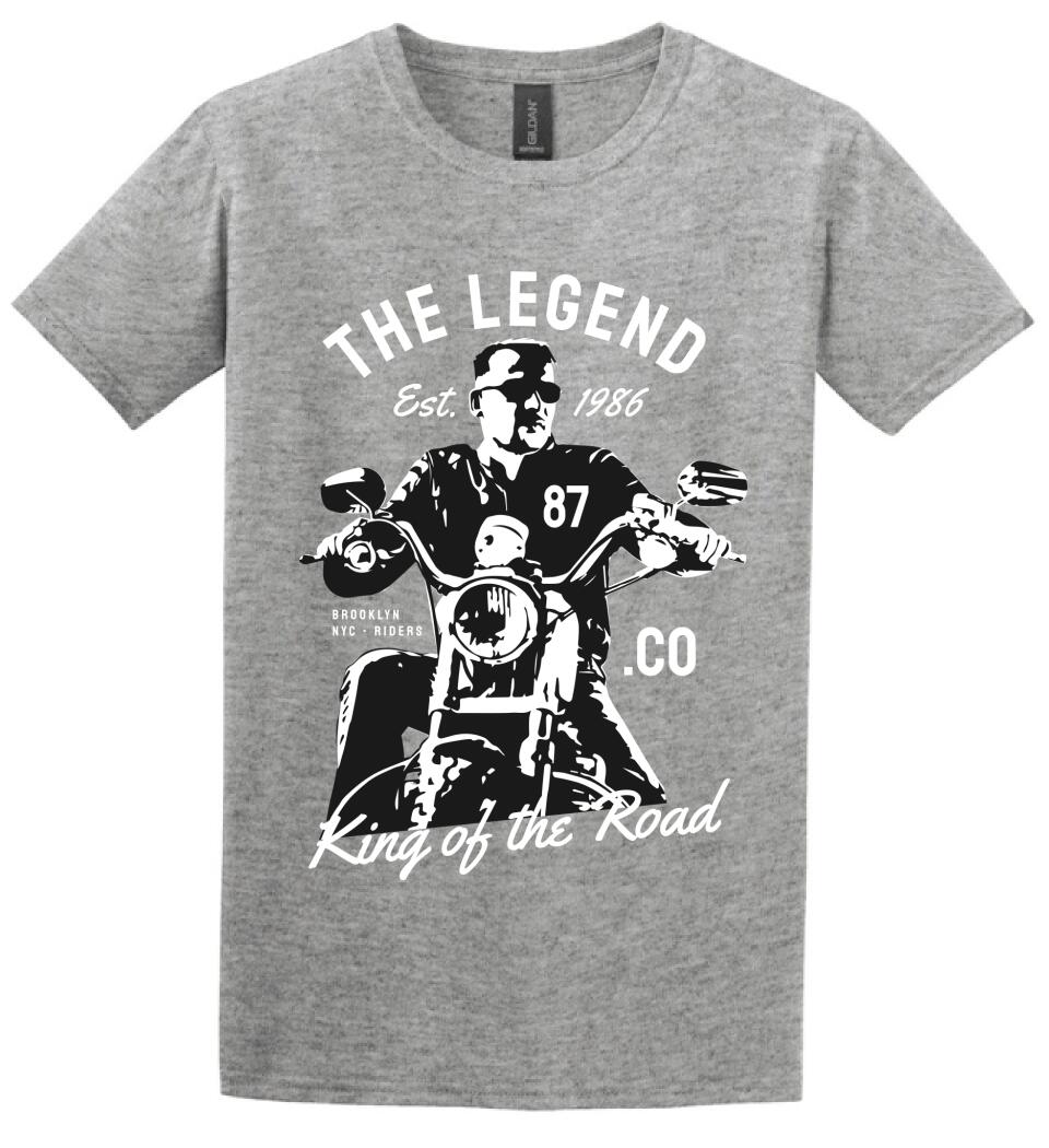 The Legend motoros póló