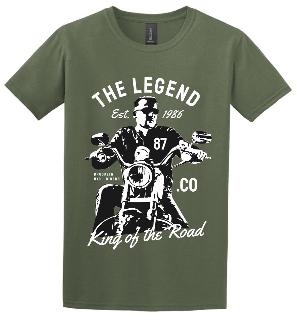 The Legend motoros póló