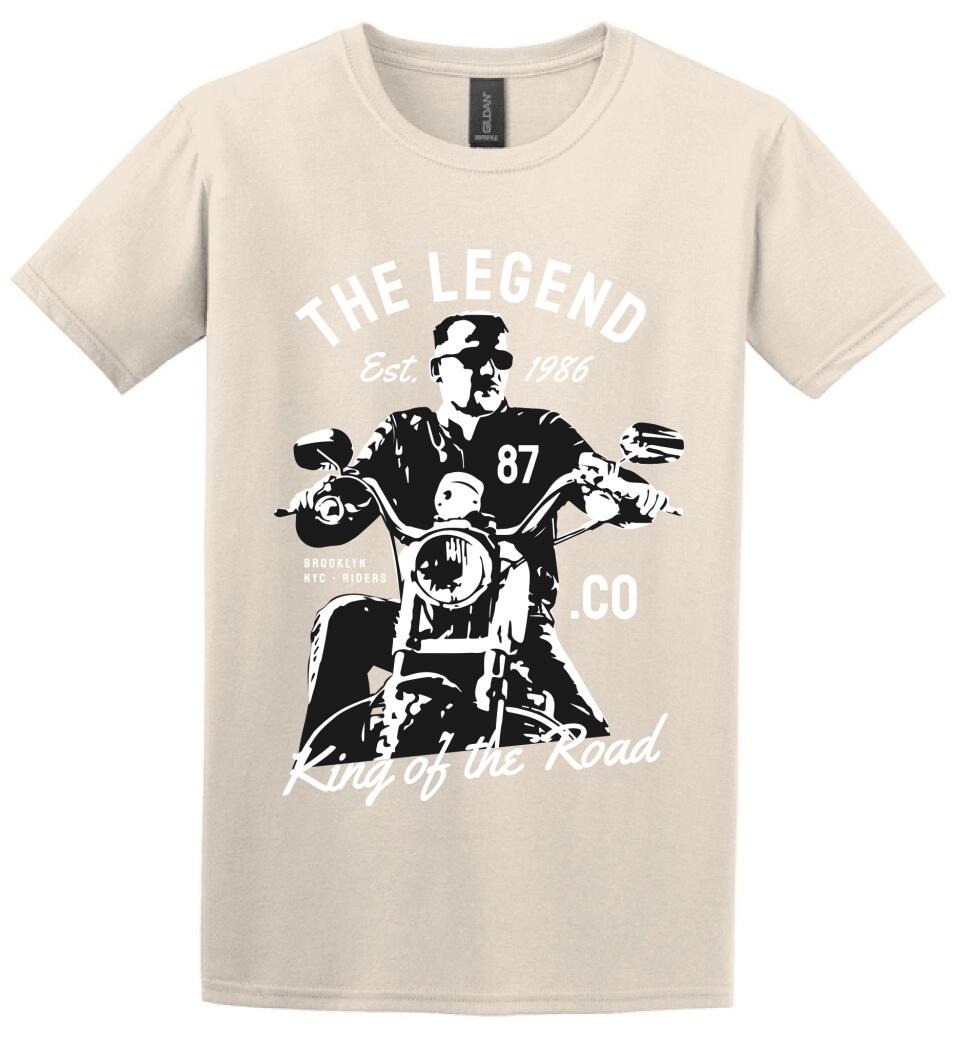 The Legend motoros póló