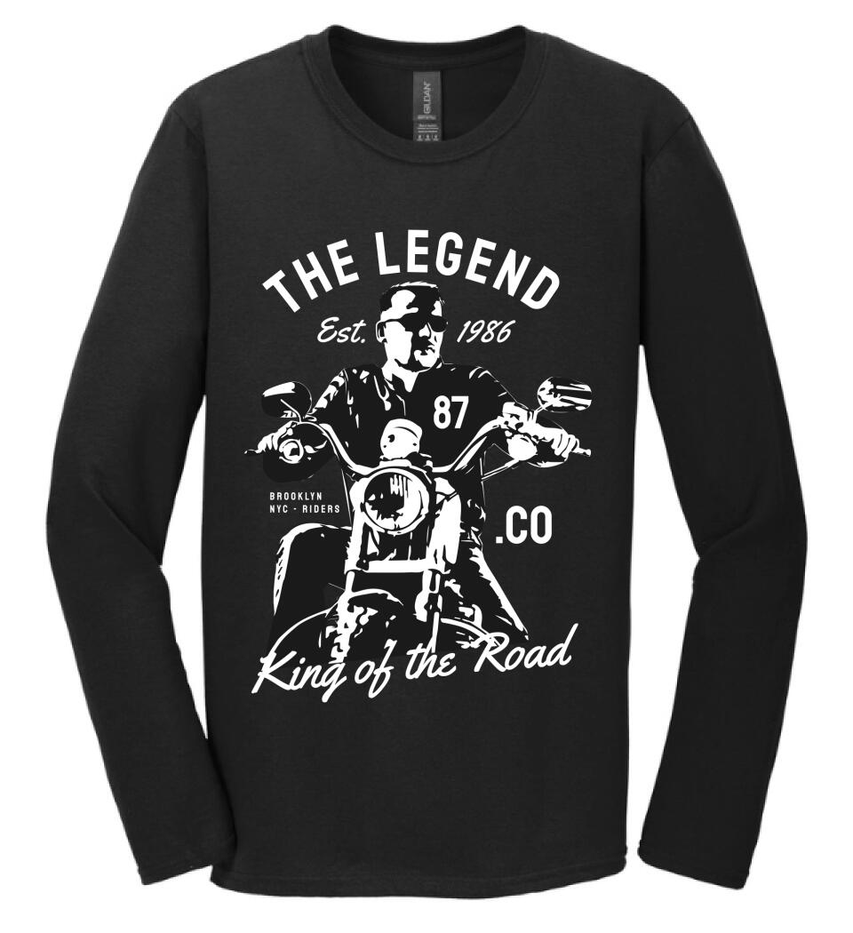 The Legend motoros póló
