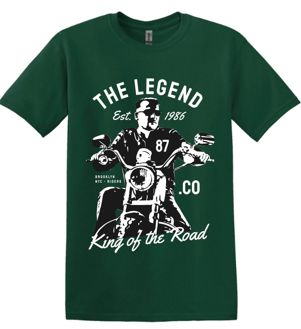 The Legend motoros póló