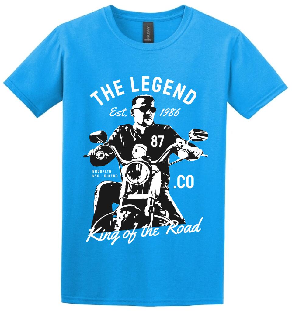 The Legend motoros póló