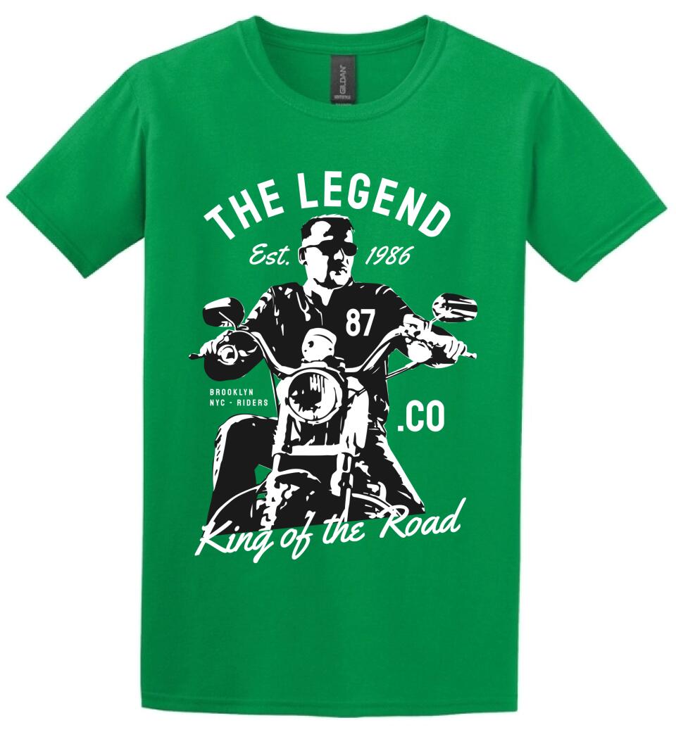 The Legend motoros póló