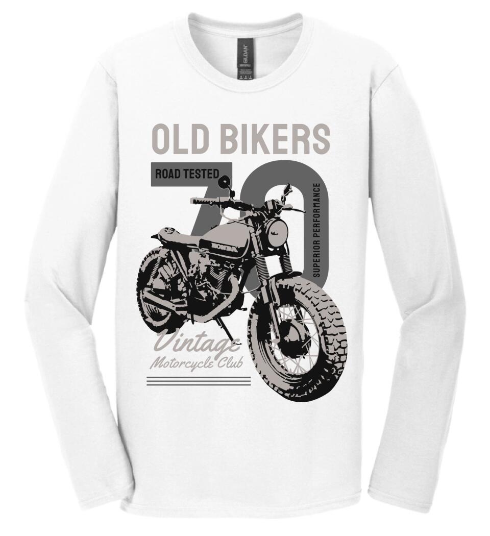Old bikers motoros póló