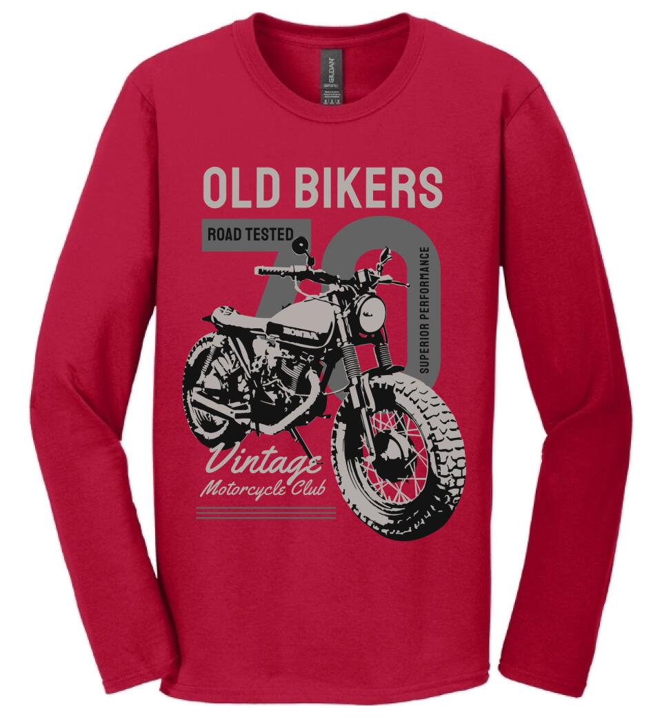 Old bikers motoros póló