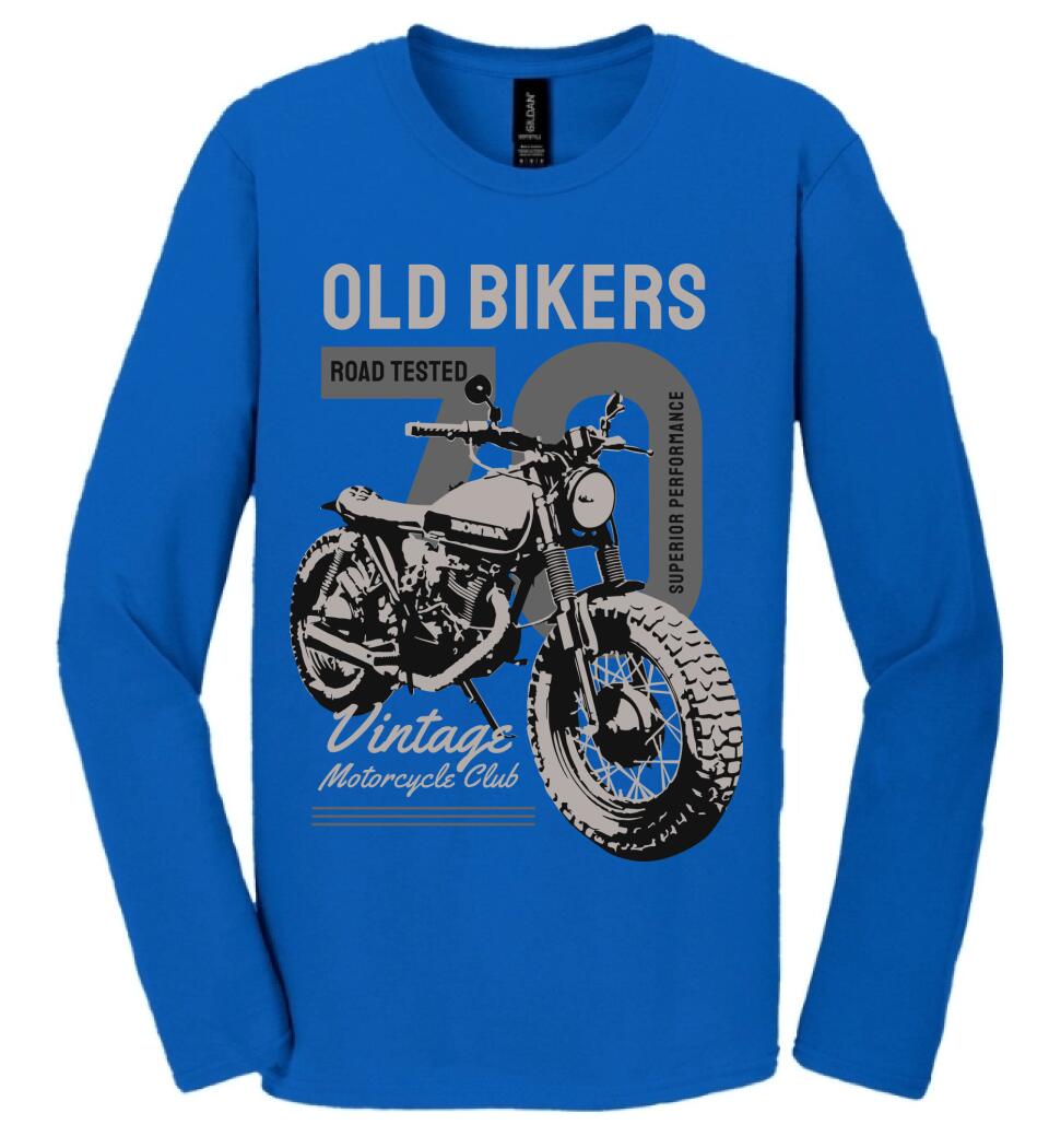 Old bikers motoros póló