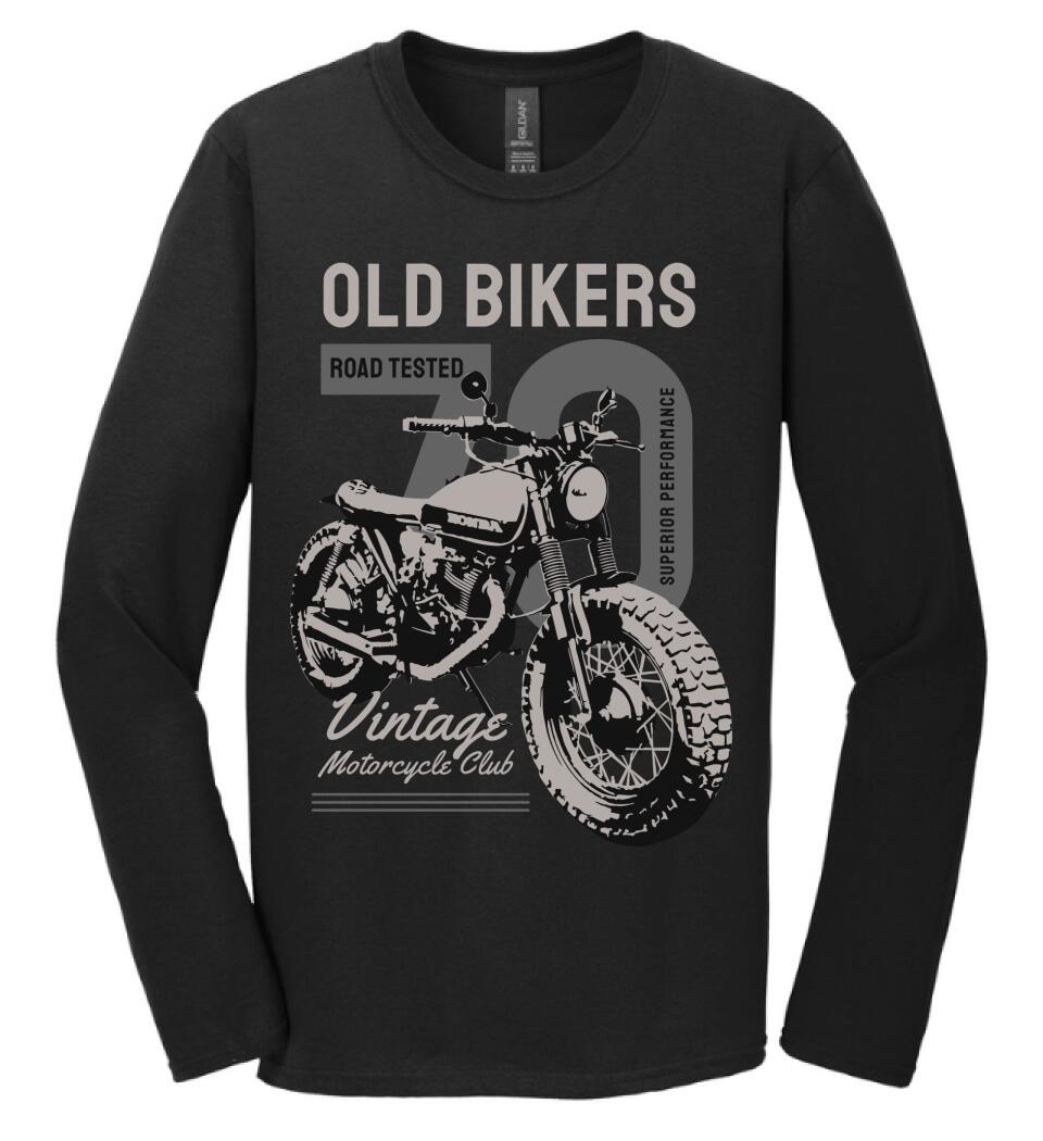 Old bikers motoros póló