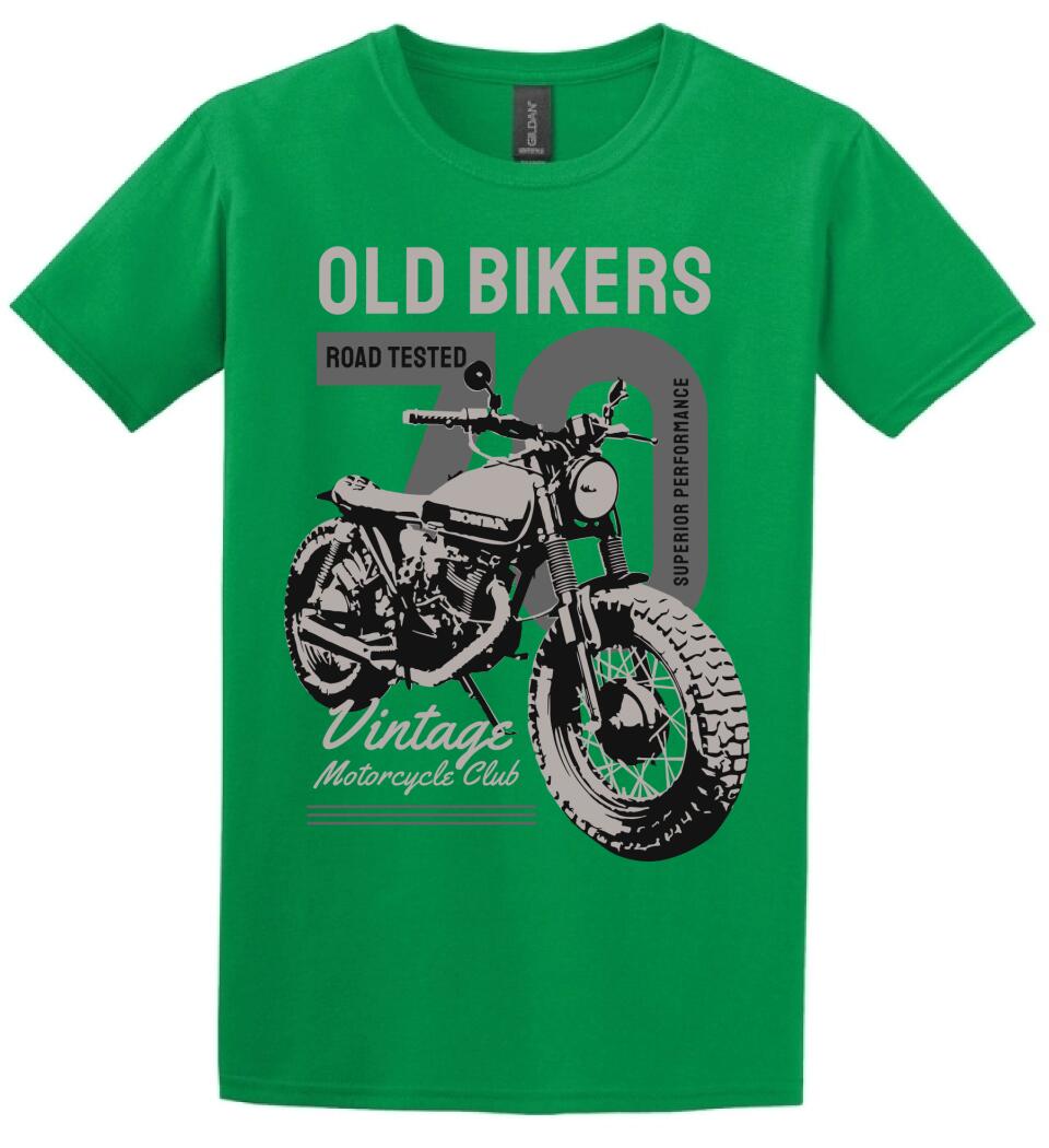 Old bikers motoros póló