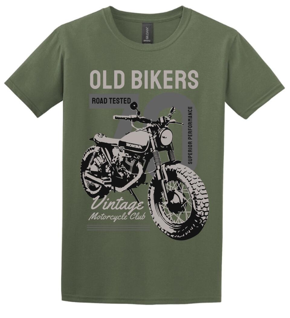 Old bikers motoros póló