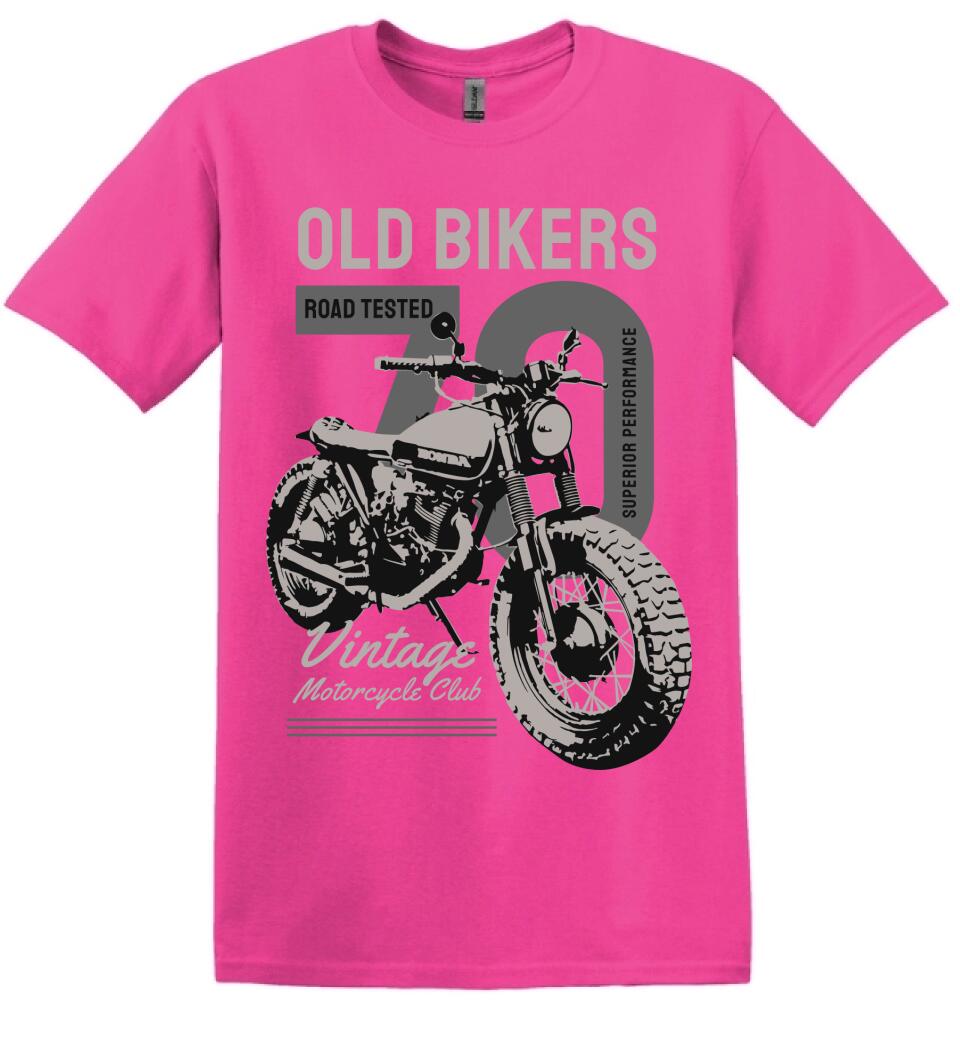 Old bikers motoros póló