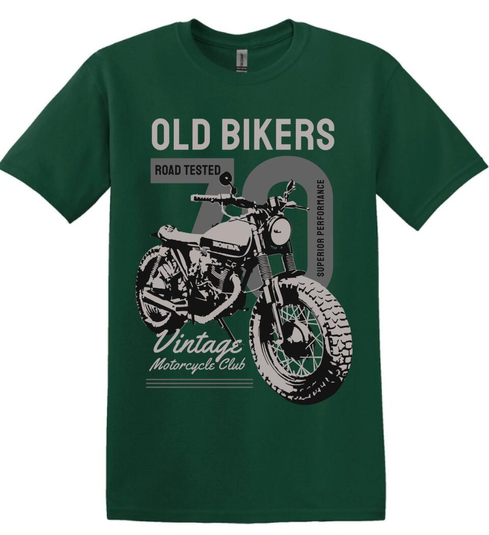 Old bikers motoros póló
