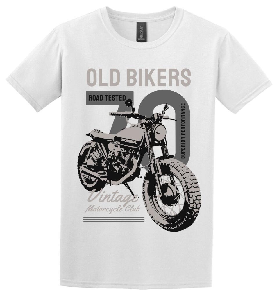Old bikers motoros póló