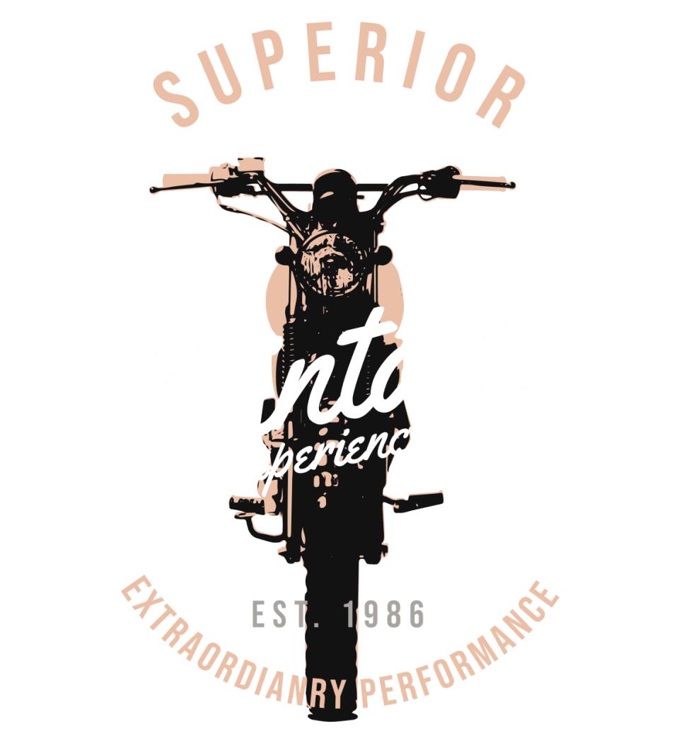 Vintage experience motoros póló